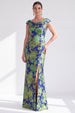Navy Green Flower