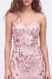 Navy Sparkly Floral Sequin A Line Short Homecoming Dress