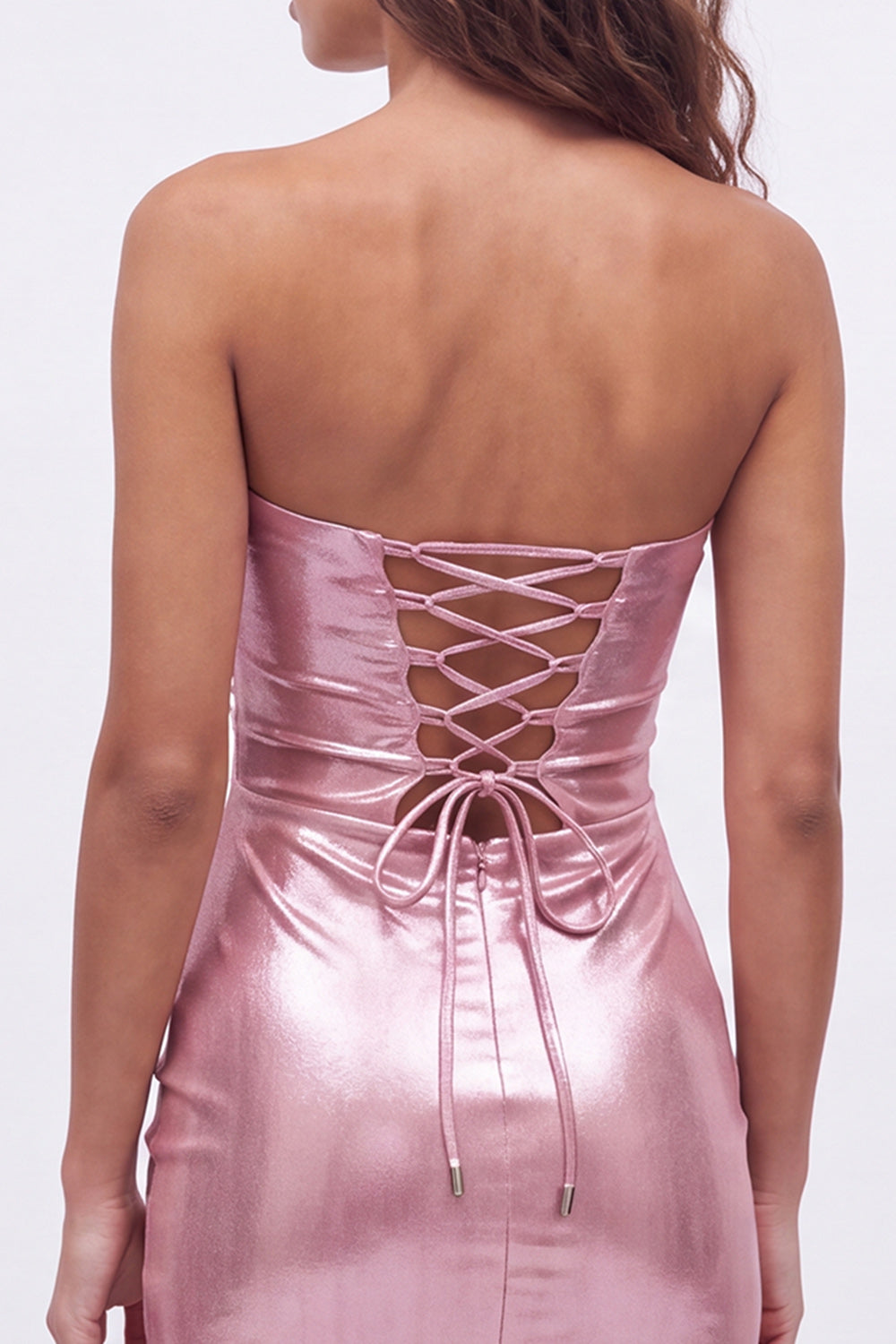 Gold Metallic Keyholes Sweetheart Tight Short Homecoming Dress