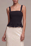 Sparkly Black and White Mermaid Sequin Long Formal Dress