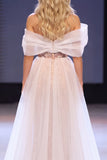 Sparkly Blush Sheath Ruched Sequin Floral Long Pageant Dress with Cape