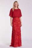 Floral Sage Green Mermaid Sparkly Sequin Long Formal Dress with Sleeves