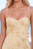 Black Floral Tight Spaghetti Straps Short Homecoming Dress