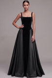 Plum Square Neck Long Velvet Holiday Party Dress