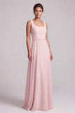 Blush A-Line 2 Piece Chiffon Round Neck Beaded Long Mother of the Bride Dress with Cape