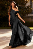 Dusty Sage Chiffon A Line Ruched Long Formal Dress with Side Cape