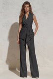 White 2 Piece Notched Lapel Business Suits with Pockets