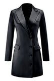 Champagne Single Breasted Peak Lapel Prom Blazer