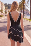 Sparkly Pink A Line Short V-Neck Homecoming Dress with Beading