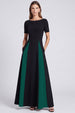 Black and Dark Green