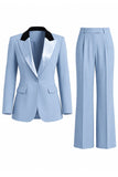 Dark Green Peak Lapel 2 Piece Slim Fit Single Breasted Prom Suits