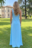 Yellow Sheath One Shoulder Floral Maxi Wedding Guest Dress