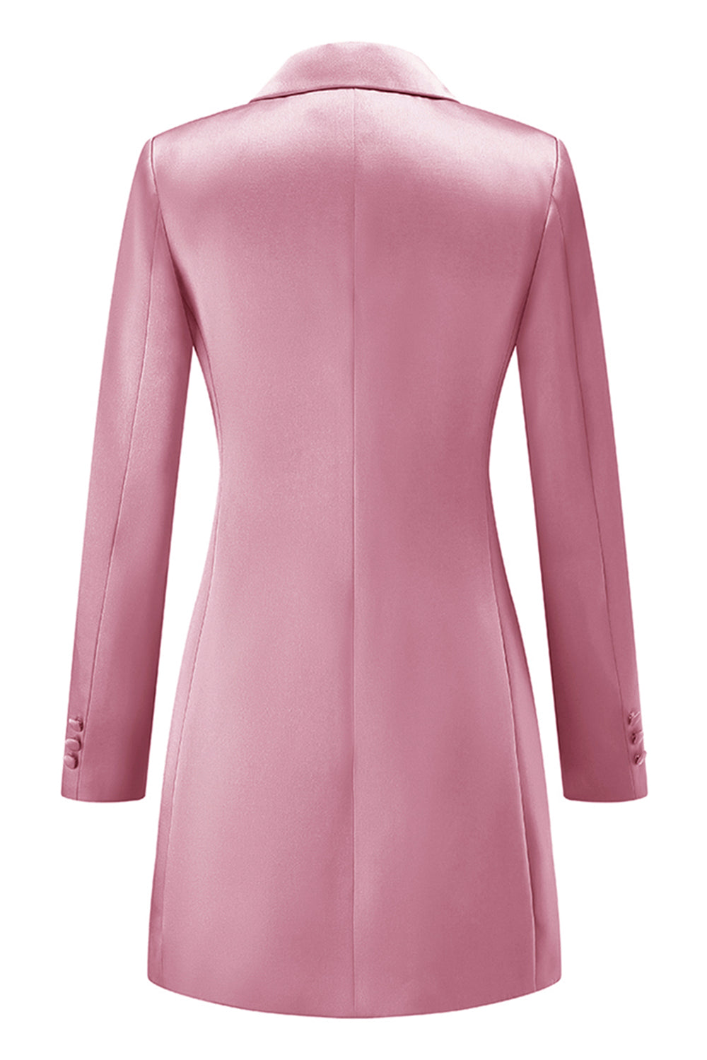 Champagne Single Breasted Peak Lapel Prom Blazer