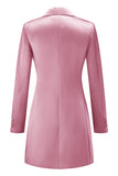Champagne Single Breasted Peak Lapel Prom Blazer