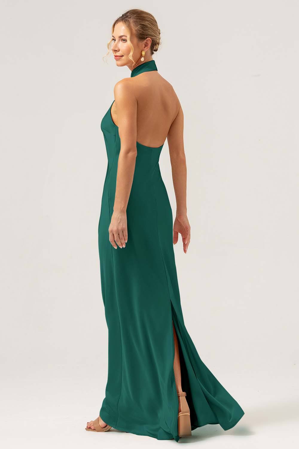 ZAPAKASA Women Dark Green Corset Long Bridesmaid Dress Spaghetti Straps Lace-Up Back Wedding Party Dress ZAPAKASA Women Dark Green Corset Long Bridesmaid Dress Spaghetti Straps Lace-Up Back Wedding Party Dress