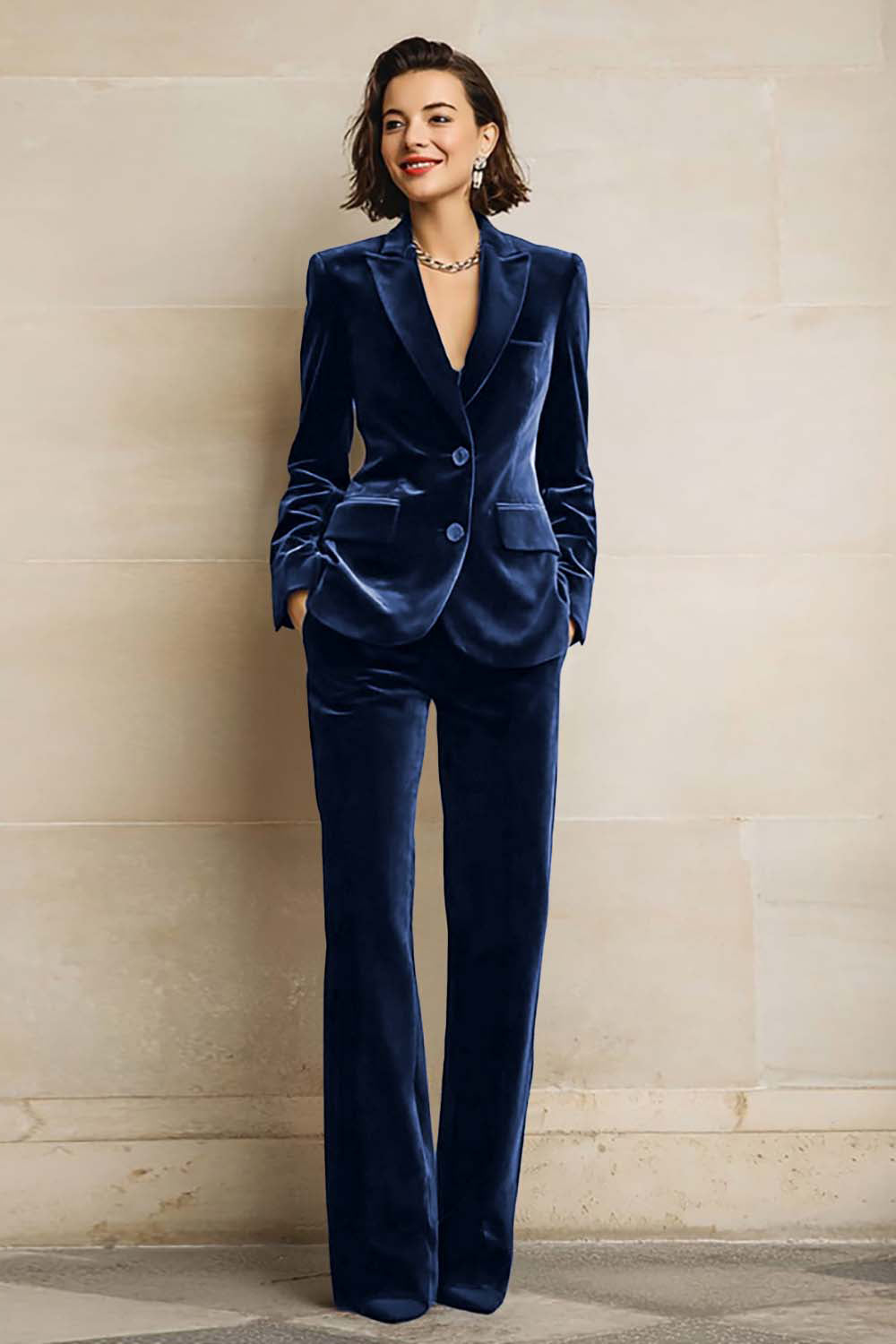 Zapakasa Women Plum Velvet Prom Suits with Pockets 2 Piece Peak Lapel Single Breasted Business Tuxedo Zapakasa Women Plum Velvet Prom Suits with Pockets 2 Piece Peak Lapel Single Breasted Business Tuxedo