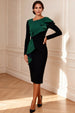 Black and Dark Green