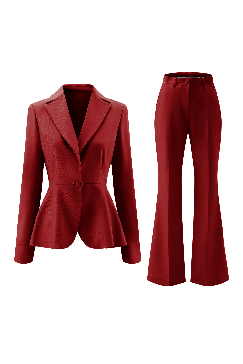 Grey Green Notched Lapel 2 Piece Women Prom Suits