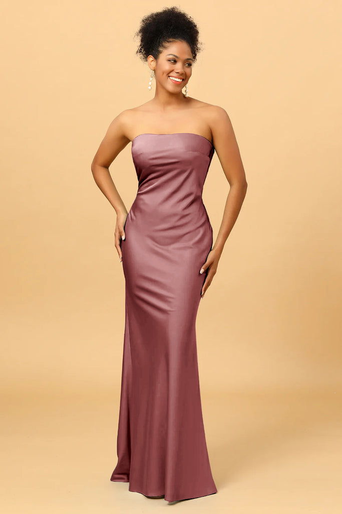 Spaghetti Straps V-neck Ruched Sweep Train Dress Dark Green