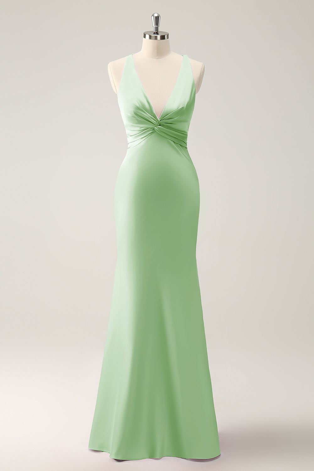 ZAPAKASA Women Pink Bridesmaid Dress Mermaid Halter Satin Long Wedding Party Guest Dress ZAPAKASA Women Pink Bridesmaid Dress Mermaid Halter Satin Long Wedding Party Guest Dress