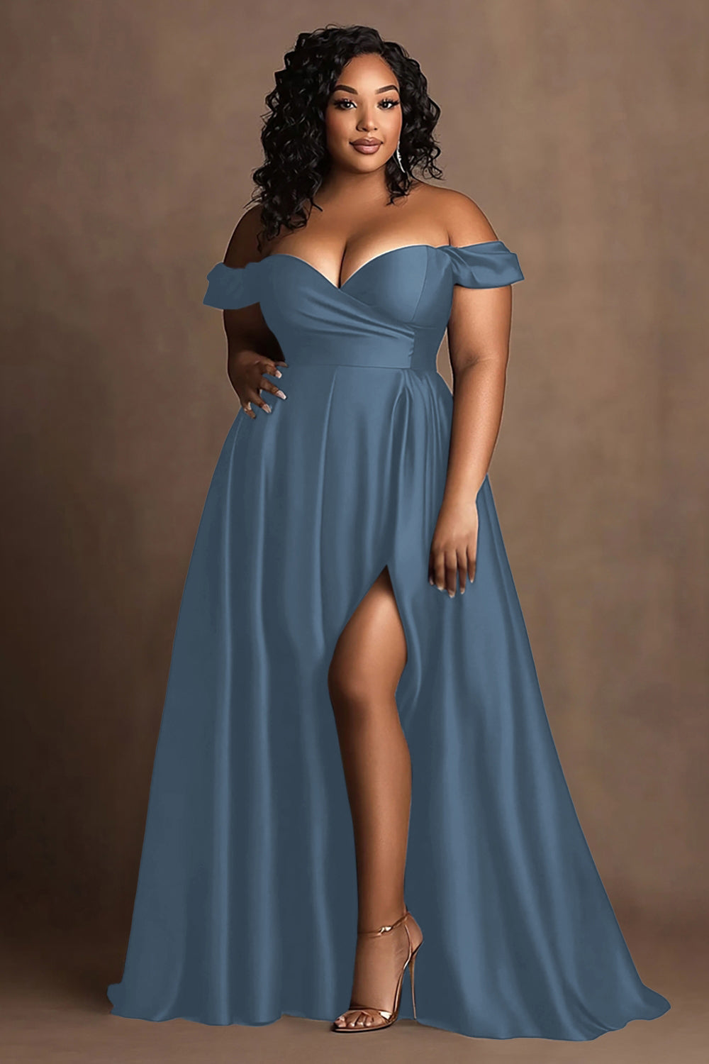 navy blue chiffon dress plus size Plus Size Navy Blue Lace Top Chiffon Maxi Dress