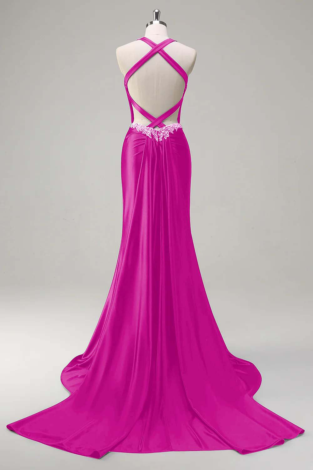 Dark Green Floral Mermaid Corset Satin Long Prom Dress