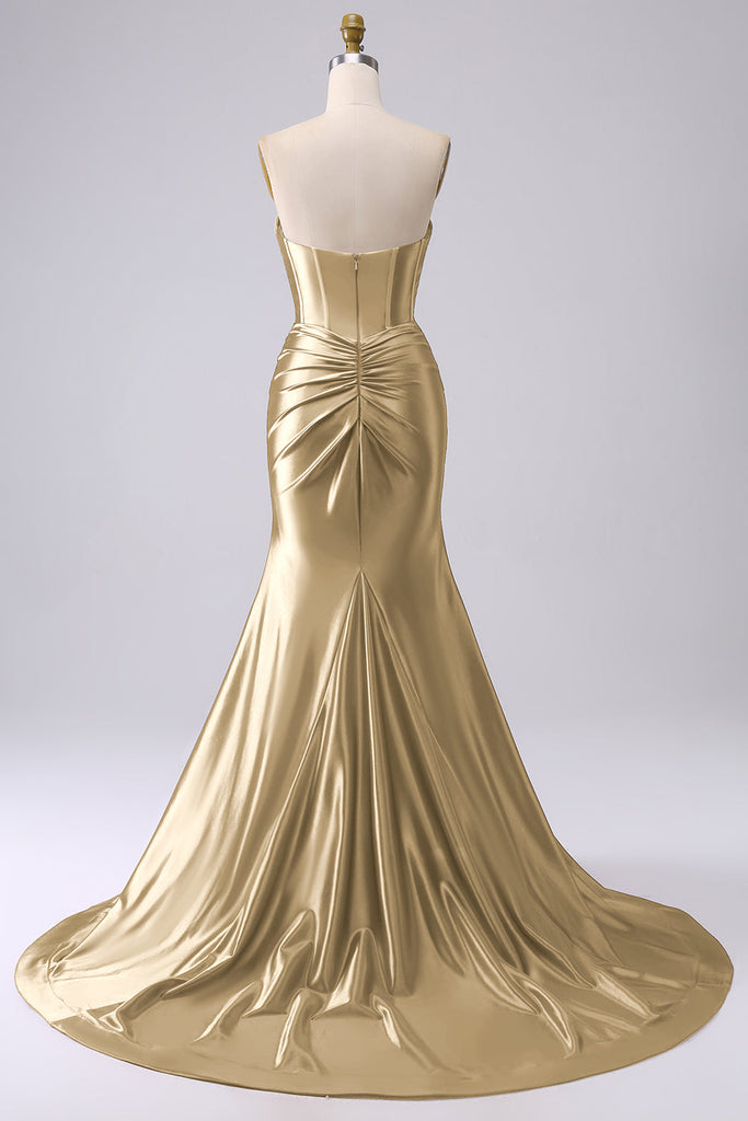 Navy Mermaid Sweetheart Gala Dress
