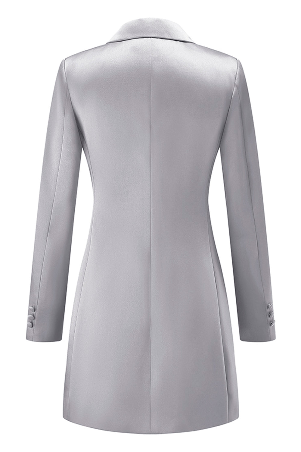 Champagne Single Breasted Peak Lapel Prom Blazer