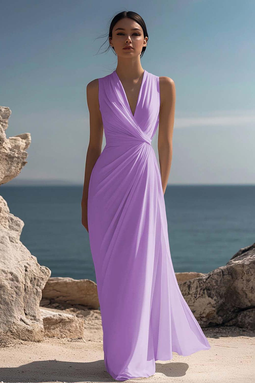 purple rehearsal dinner dress 3 Special Occasion Spring Outfits (+ petite rehearsal dinner dress)