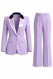 Dark Green Peak Lapel 2 Piece Slim Fit Single Breasted Prom Suits