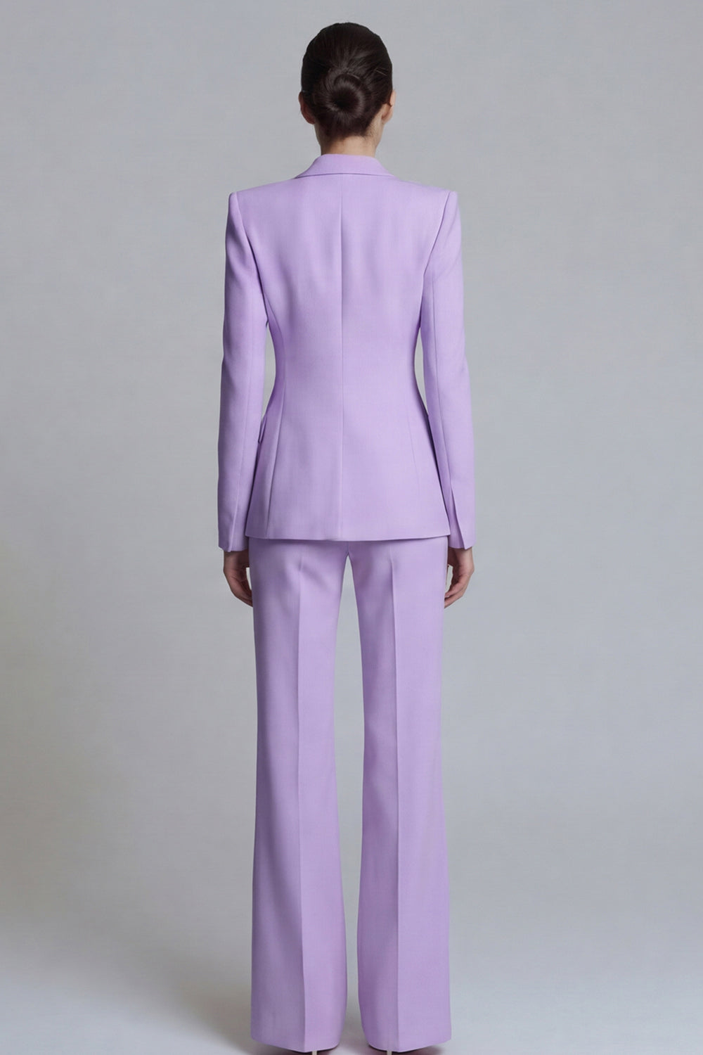 Pink 2 Piece One Button Slim Fit Peak Lapel Prom Suits with Pockets