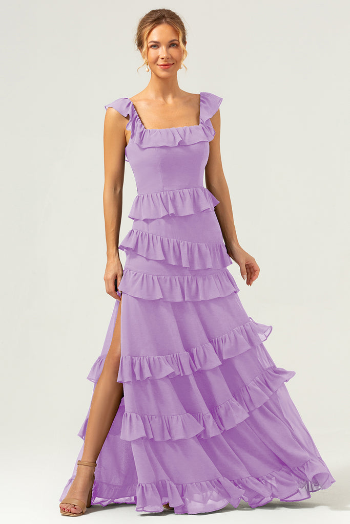 Dark Navy Bridesmaid Dresses,Chiffon Sequined Bridesmaid Dress,BD00306 main image 0