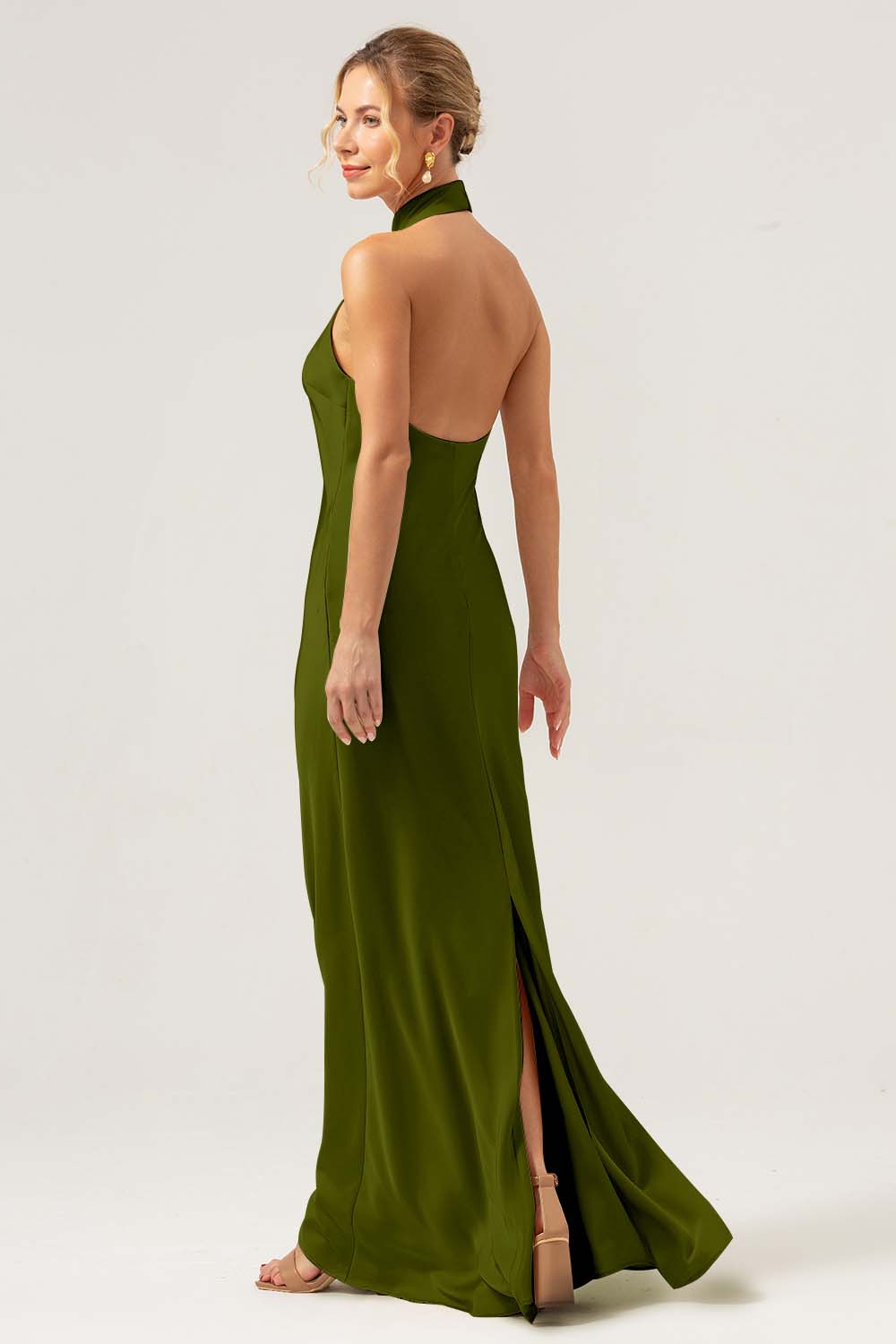 ZAPAKASA Women Dark Green Corset Long Bridesmaid Dress Spaghetti Straps Lace-Up Back Wedding Party Dress ZAPAKASA Women Dark Green Corset Long Bridesmaid Dress Spaghetti Straps Lace-Up Back Wedding Party Dress