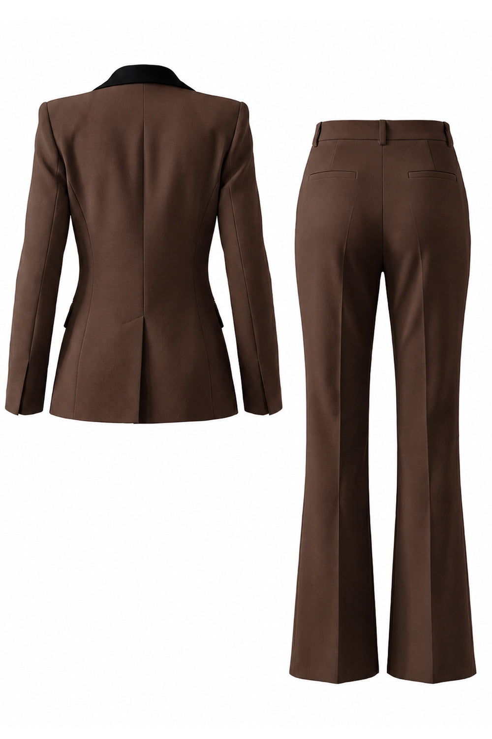 Dark Green Peak Lapel 2 Piece Slim Fit Single Breasted Prom Suits