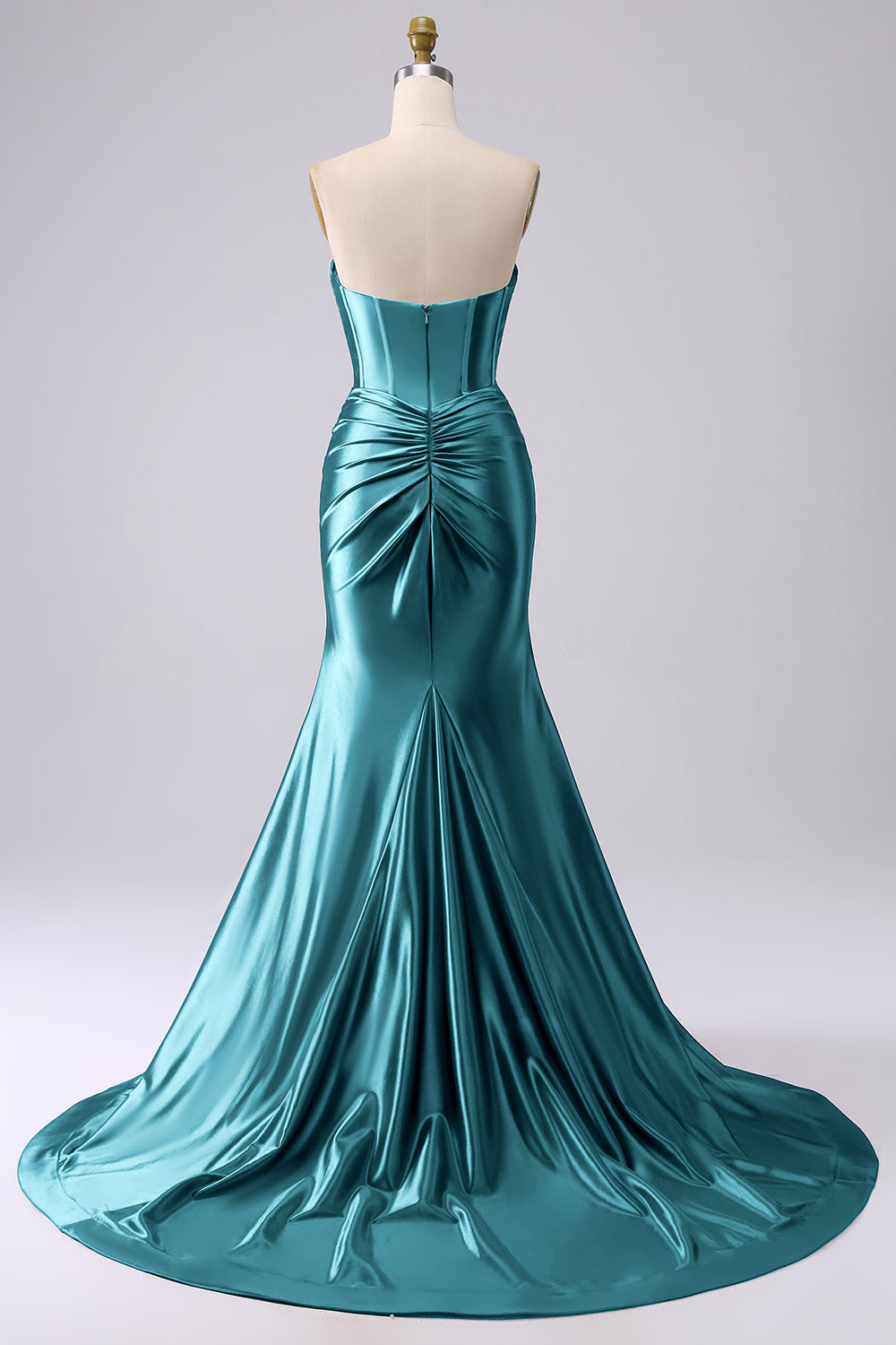 Zapakasa Women Sparkly Dark Navy Prom Dress Mermaid Sweetheart Corset Long Evening Party Dress with Slit Zapakasa Women Sparkly Dark Navy Prom Dress Mermaid Sweetheart Corset Long Evening Party Dress with Slit