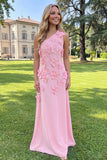 Yellow Sheath One Shoulder Floral Maxi Wedding Guest Dress