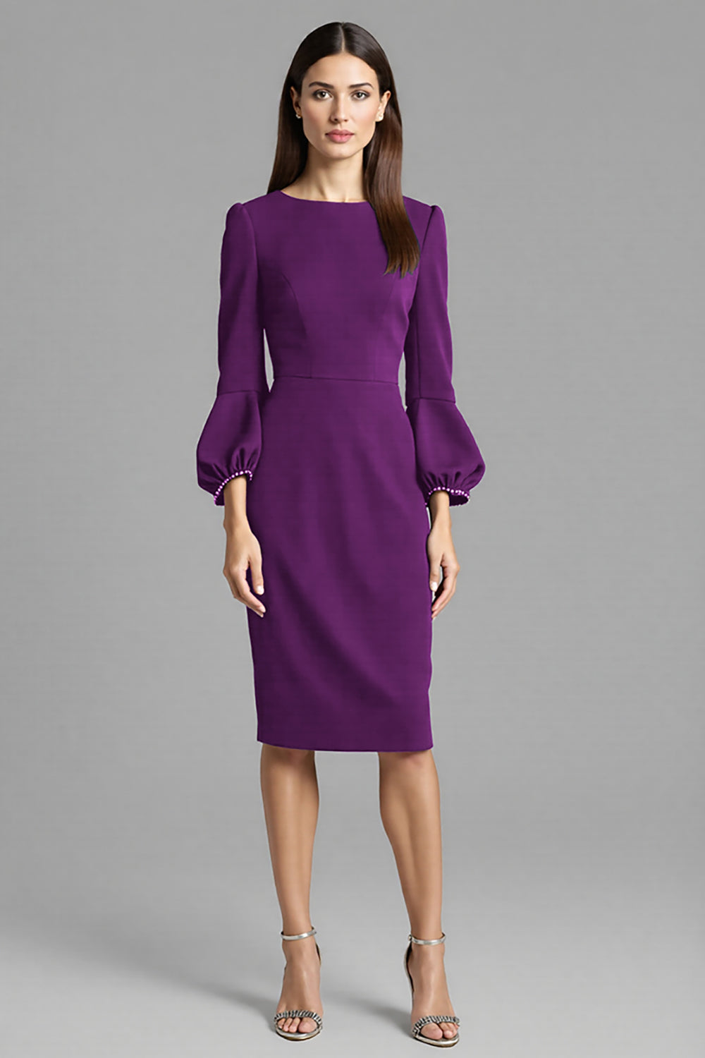 navy work dress long sleeve Lovely Navy Blue Gown - Long Sleeve Maxi Dress - Maxi Dress