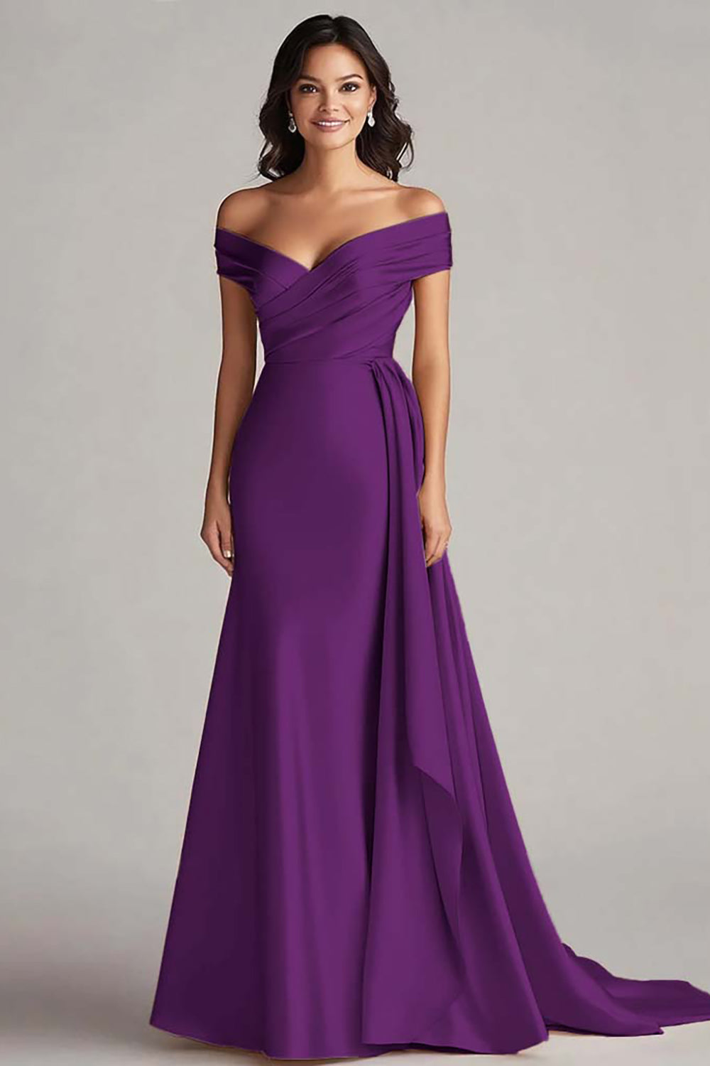 purple peacock bridesmaid dresses Teal and Purple Peacock Themed Wedding Ideas