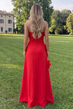 Sage Green A Line Strapless Floral Maxi Wedding Guest Dress