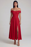 Corset Butter Yellow A Line Maxi Beach Wedding Guest Dress with Slit