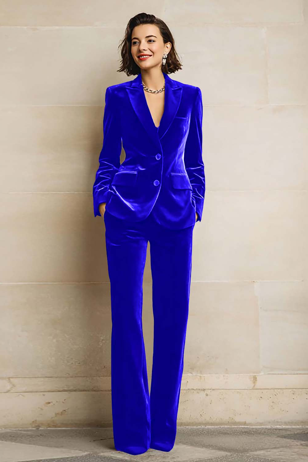 royal blue dress suit womens Women's Guabello Royal Blue Suit StudioSuits