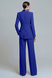 2 Piece Dark Green Single Breasted Shawl Lapel Long Sleeves Prom Suits
