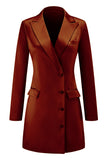 Champagne Single Breasted Peak Lapel Prom Blazer