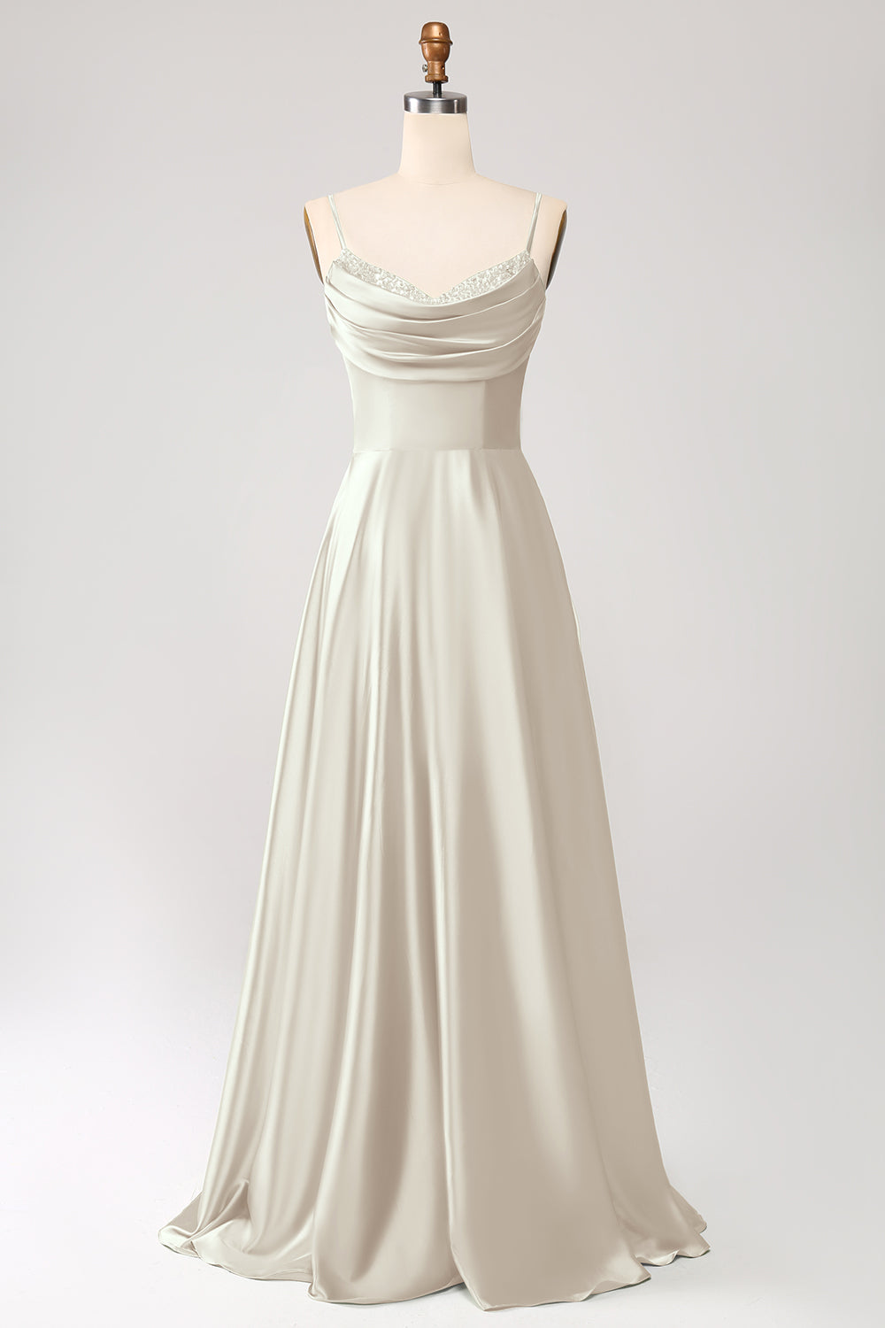 Zapakasa Women Prom Dress with Pleated Dusty Sage A Line Cowl Neck Satin Long Bridesmaid Dress Zapakasa Women Prom Dress with Pleated Dusty Sage A Line Cowl Neck Satin Long Bridesmaid Dress