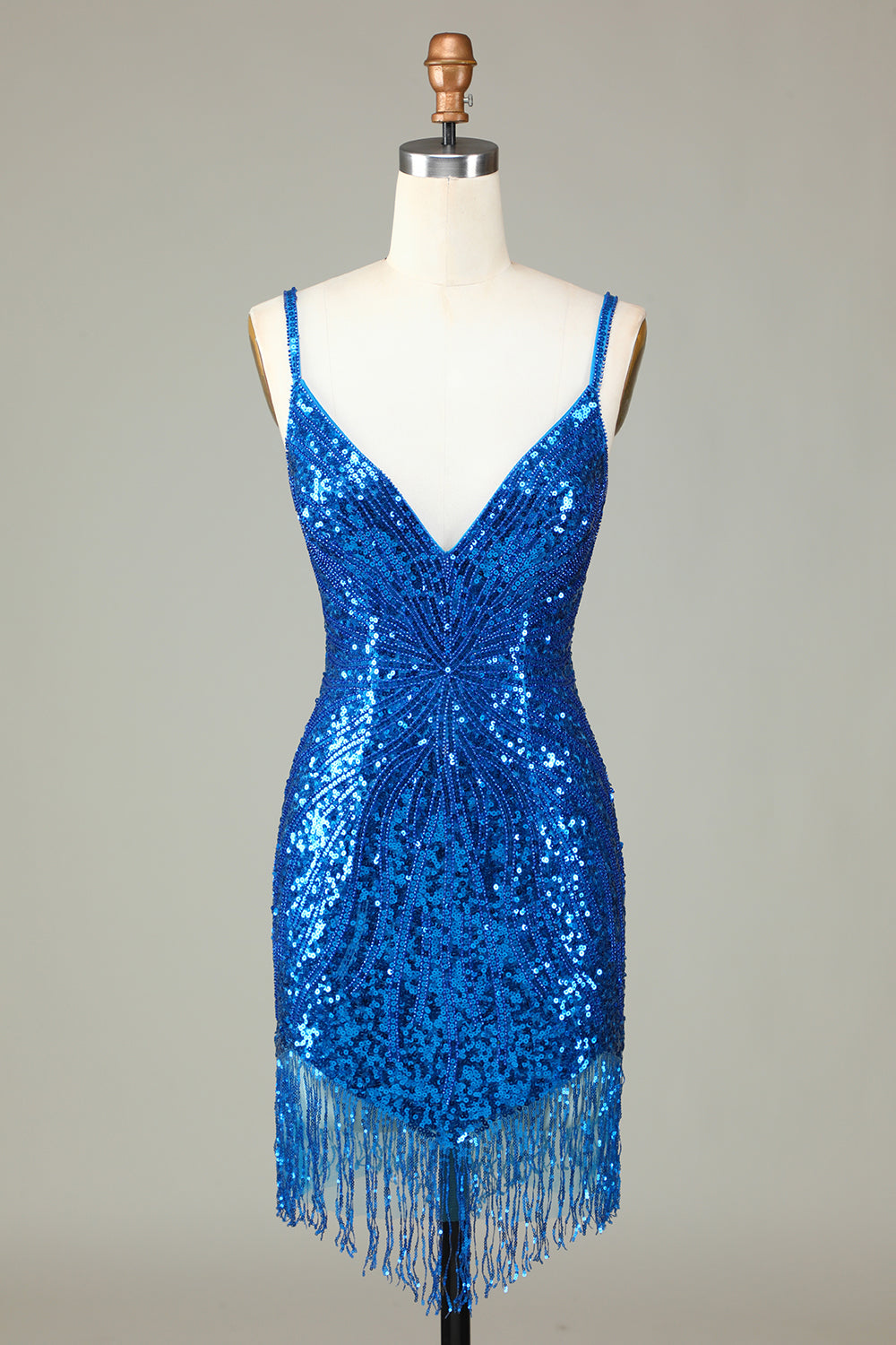 Zapakasa Women Peacock Blue Lace-Up Back Short Homecoming Dress Sparkly Bodycon Spaghetti Straps Cocktail Dress with Beading Zapakasa Women Peacock Blue Lace-Up Back Short Homecoming Dress Sparkly Bodycon Spaghetti Straps Cocktail Dress with Beading