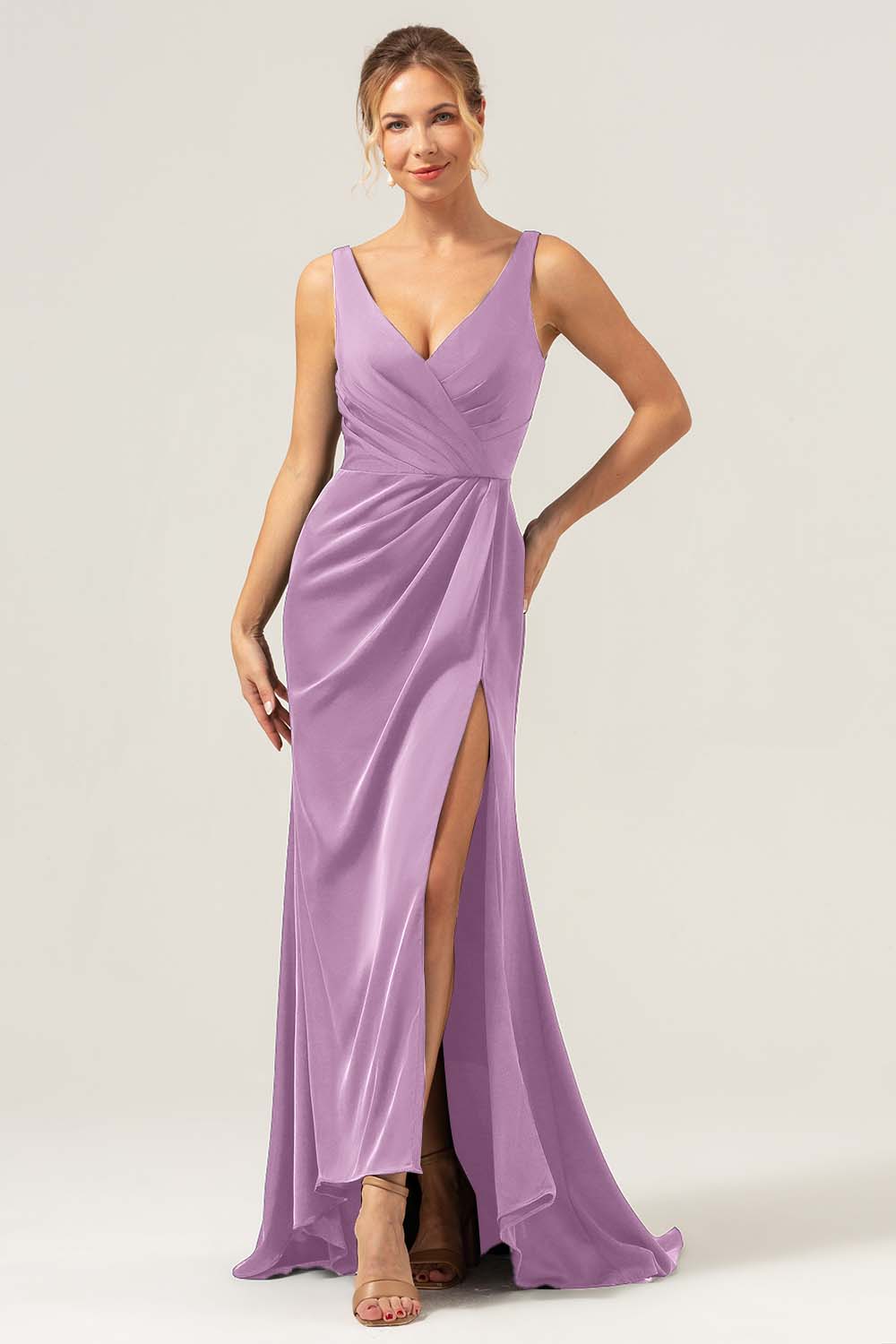 ZAPAKASA Women Agave Corset Long Bridesmaid Dress Spaghetti Straps Lace-Up Back Wedding Party Dress ZAPAKASA Women Agave Corset Long Bridesmaid Dress Spaghetti Straps Lace-Up Back Wedding Party Dress