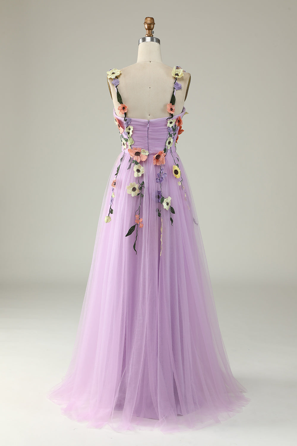 Zapakasa Flower Dark Purple Prom Dress A-Line Tulle Floor-Length Sweetheart Ball Gown Dress Zapakasa Flower Dark Purple Prom Dress A-Line Tulle Floor-Length Sweetheart Ball Gown Dress