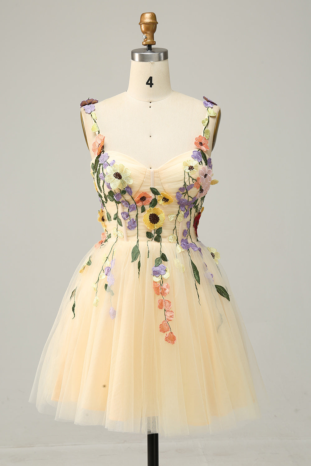 Green Sweatheart Short Tulle Homecoming Dress