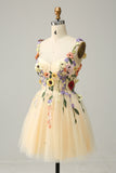 Green Sweatheart Short Tulle Homecoming Dress