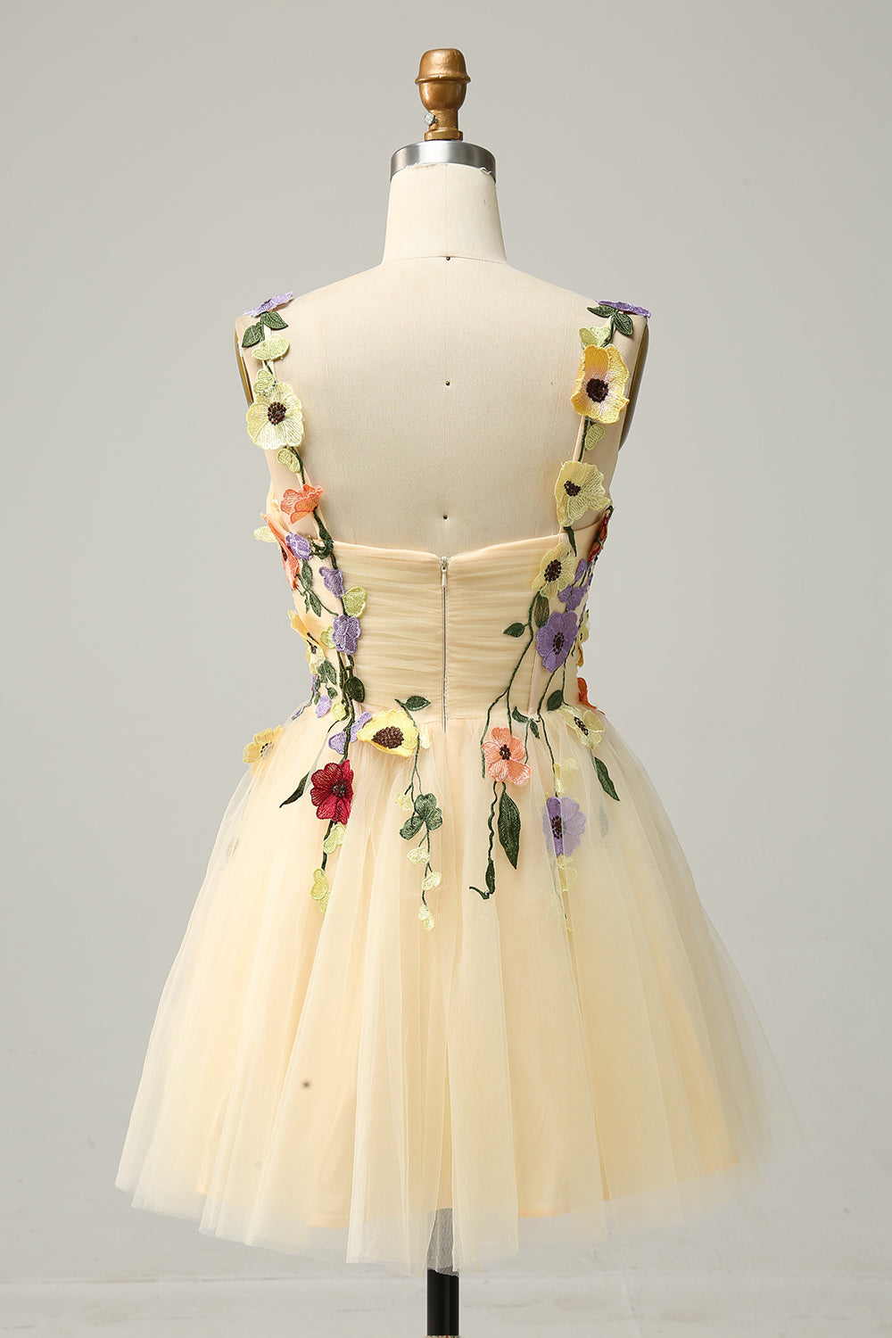 Green Sweatheart Short Tulle Homecoming Dress